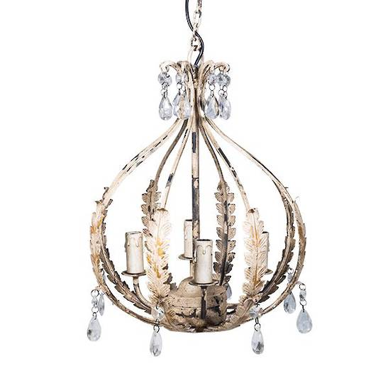 French Country - Abella - Tear Drop Chandelier