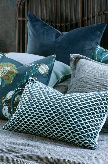Bianca Lorenne - Arco Cushion - Prussian Blue