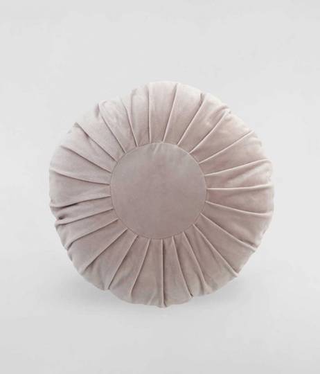 MM Linen - Aurum Rosewood Round Cushion