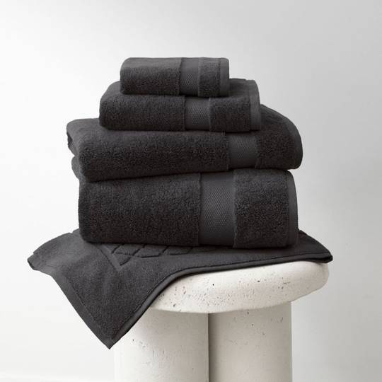 Baksana - Bergama Towels - Black