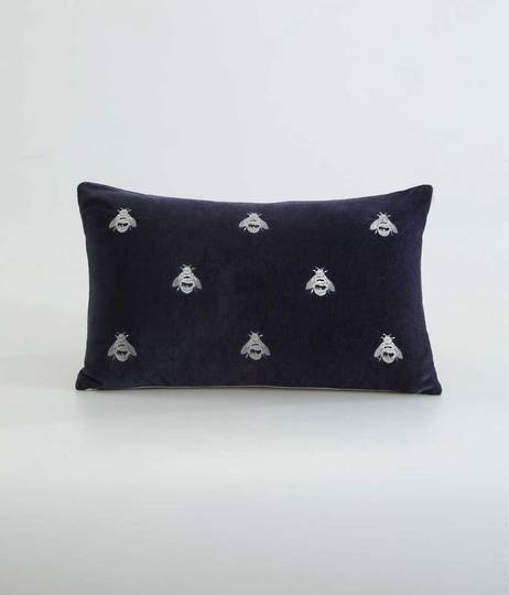MM Linen - Buzz Cushions - Navy