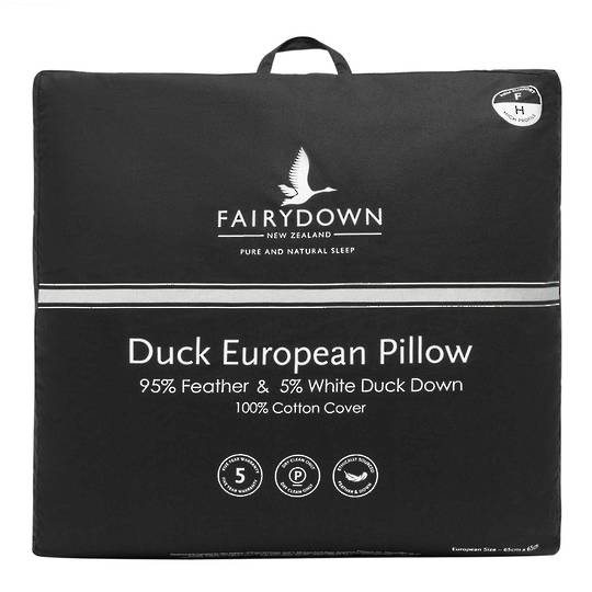 Fairydown - Duck Euro Pillow 95 percent Feather 5 percent Down