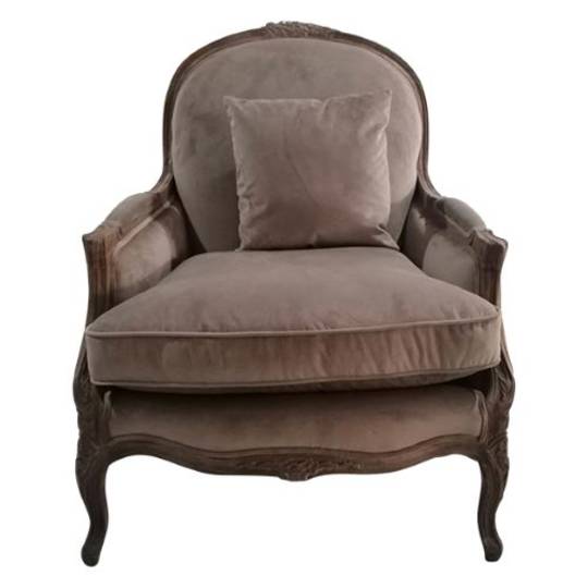 French Country - Elenor Chair - Camel Velvet
