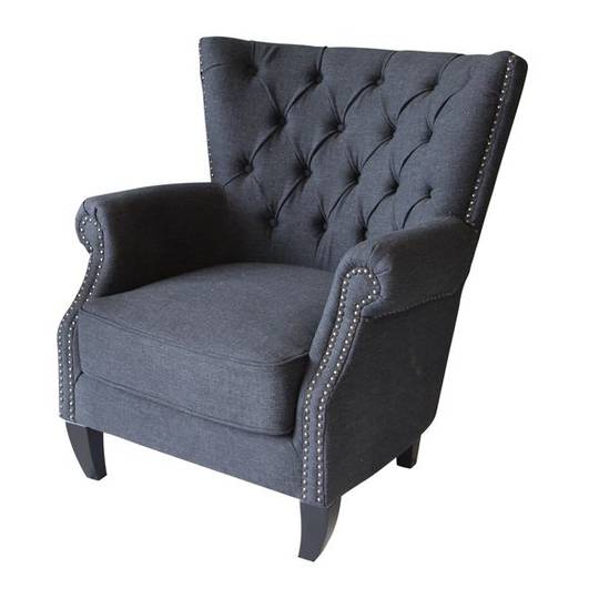 French Country - Emma Chair - Charcoal