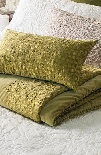 Bianca Lorenne - Folia Cushion - Chartreuse