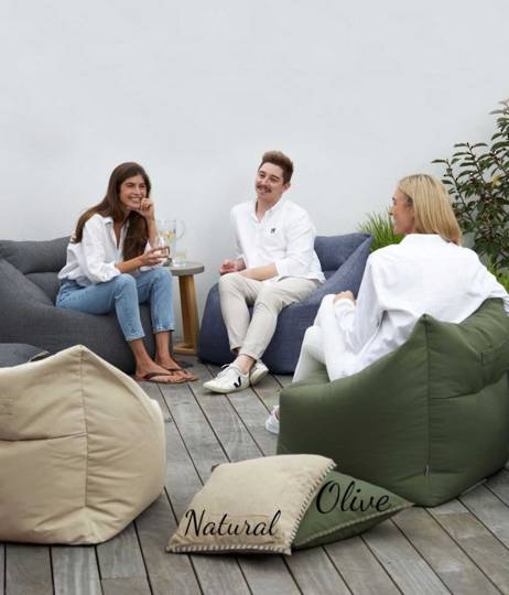 MM Linen - Kalo Outdoor Cushions - (Pair) - Natural