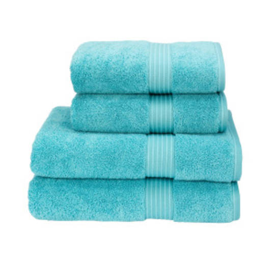 Seneca - Christy Supreme Hygro Towels, Hand Towels & Face Cloths - Lagoon