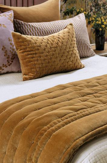 Bianca Lorenne - Mica - Comforter / Pillowcase/Eurocase - Antique Gold