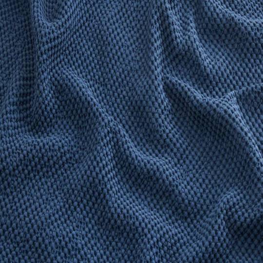 Baksana - New Bliss Stonewashed Throw/Blanket/ Eurocase - Navy