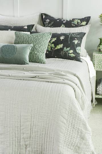 Bianca Lorenne - Pezzato Bedspread / Pillowcase/Eurocase - Ivory