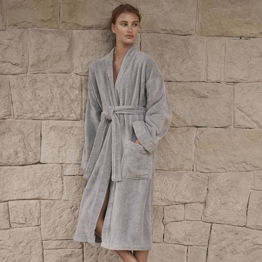 Sheridan - Quick Dry Luxury Unisex Robe - Sterling