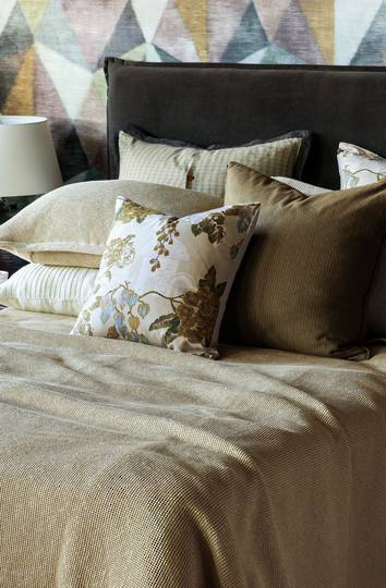 Bianca Lorenne - Sottobosco Bedspread  - Light Hazel