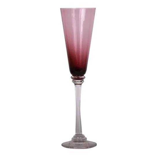 French Country - Talbot Champagne Glass - Purple