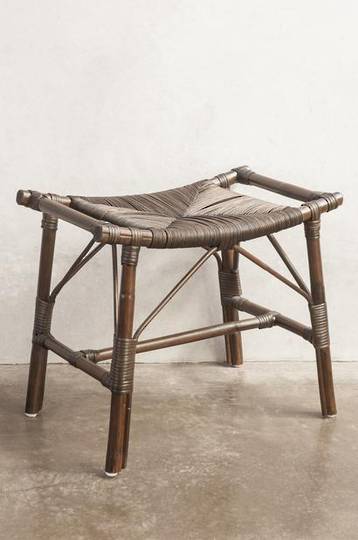 Bianca Lorenne - Tellaro Stool - Brown Wash