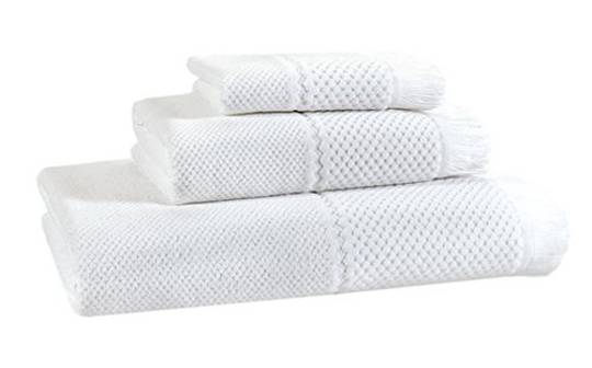 Importico - Devilla - Velour Jacquard White Towels
