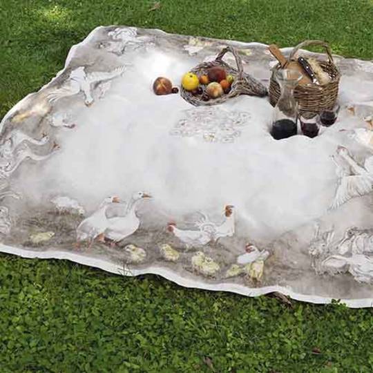 Importico - Tessitura Toscana Telerie - Volaille Linen Table Cloths