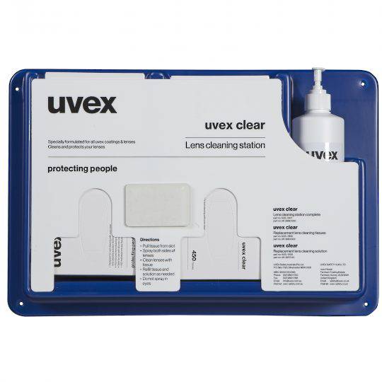 Uvex Clear Lens Cleaning Station