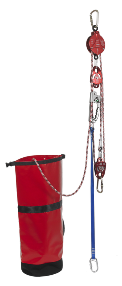 Ikar Rope Pulley Rescue System with 2 Way Auto Locking Mechanism