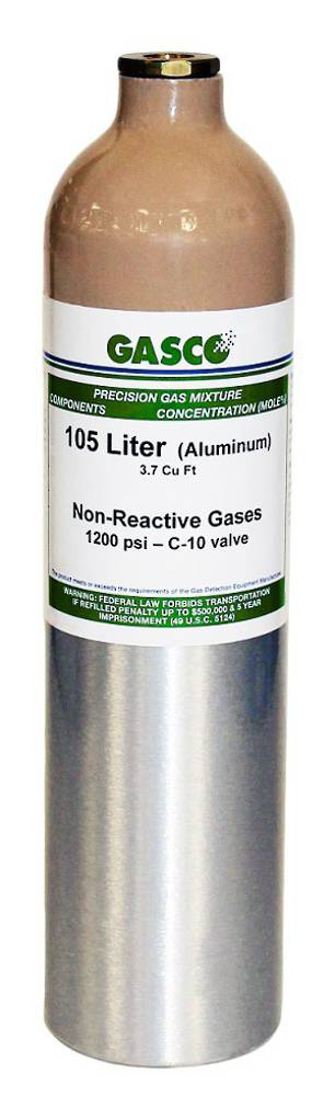 GASCO 105L Disposable Cylinder - Non Reactive Gas Mixes