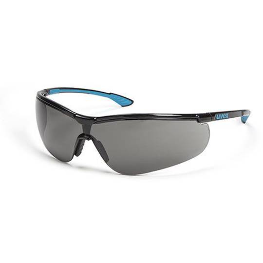 Uvex Sportstyle Black/Blue Frame Spectacles - Smoke HC