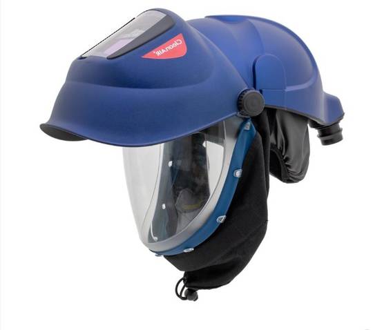 CleanAir CA-40GW Safety Helmet with a Welding & Grinding Shield