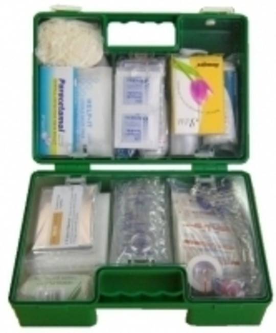 26-50 Person First Aid Kit - Plastic Wall Mountable