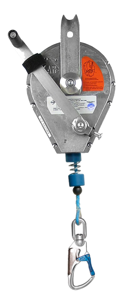 Ikar Fall Arrest Block with Recovery Winch fitted with Dyneema Rope