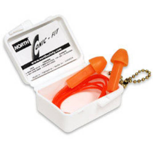 North Conic-Fit Corded Earplugs