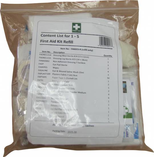 First Aid Kit Refill Pack