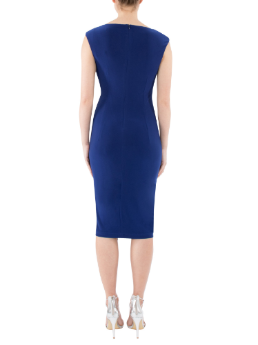 Mother of the bride or groom wedding Sapphire Jersey dress