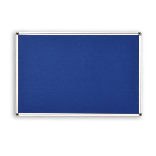 Pinboard | Aluminium Frame | 900 x 1200mm | Felt Blue