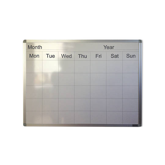 MONTHLY PLANNER | Magnetic Whiteboard | 600 x 800mm
