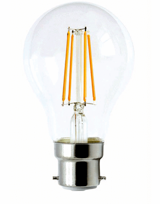 LED Standard Shaped Bulbs Vintage Style BC or ES Base