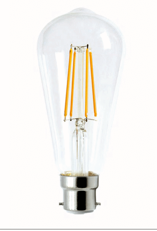 LED Pear Shaped Bulbs Vintage Style BC or ES Base