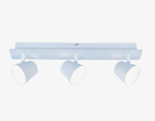 Eurotech Glow Triple Spot in White, Copper or Chrome.