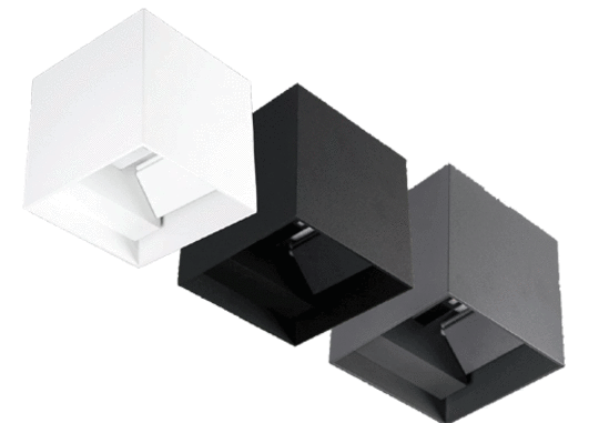 Cube Wall Wash Light with Adjustable Beams 2 x 3 Watt