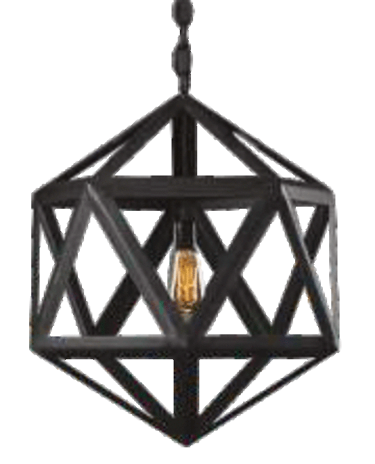 P1932 Black Steel Cage
