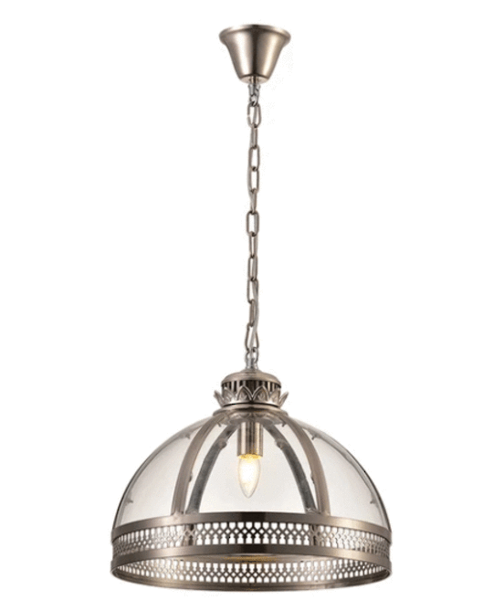 Valentina Pendant Half Satin Nickel