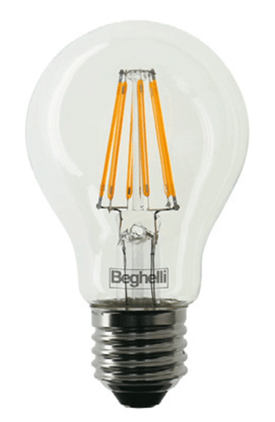 56400 Standard Shape 5 Watt LED Glass Filament Bulb