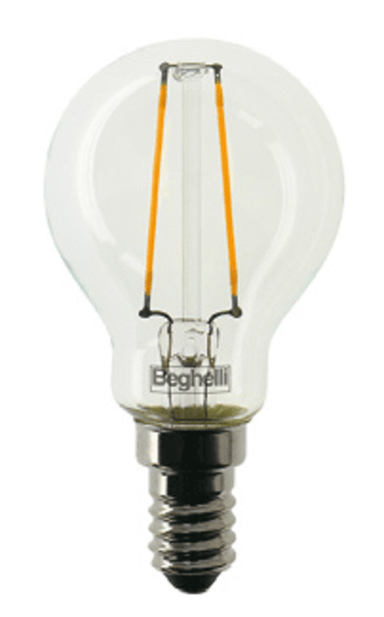 56422 Small Globe 4 Watt LED  Glass Filament Bulb