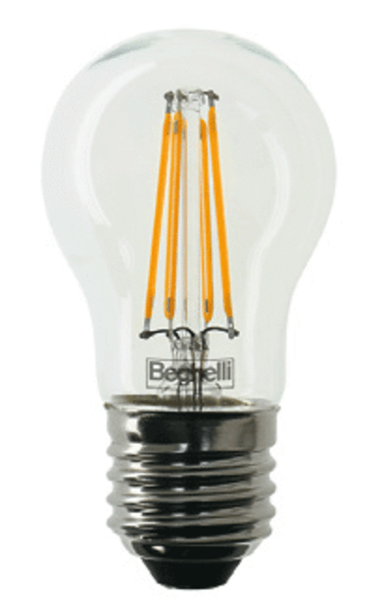56423 Small Globe 4 Watt LED Glass Filament Bulb
