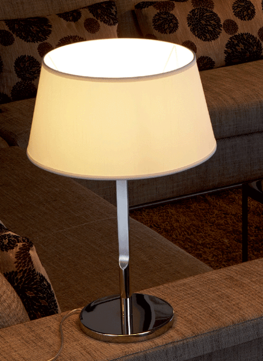 Eurotech INOX 4210 Round Table Lamp