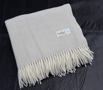 Luxury Pure Wool Throw - Chillax Herringbone