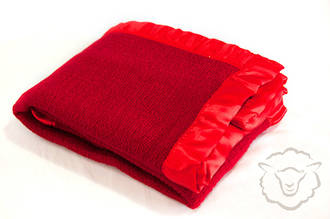 Merino Thermacell Buggy Blanket - Scarlet
