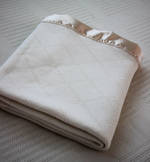 Thermaweave Merino Blankets with Satin - Diamond Pattern