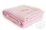 Merino Pink with woven edge