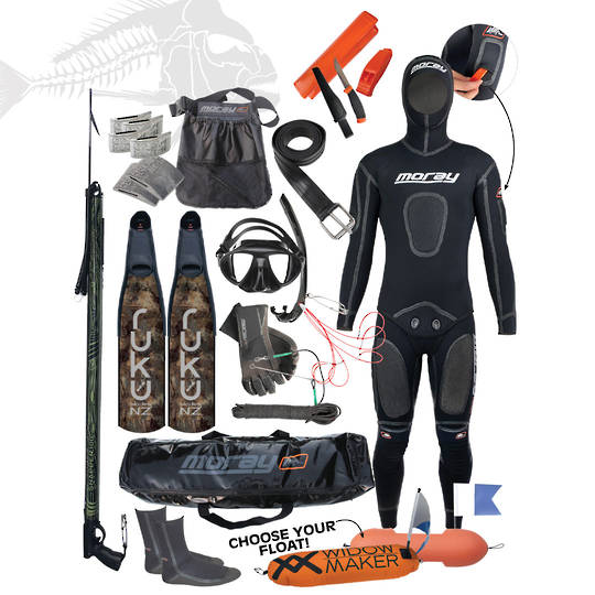 Elite Spearfishing Package | Black (5mm sold out)