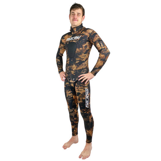 Mens Small/S2 Mares Instinct Camo Green 5.5mm Open Cell Wetsuit 