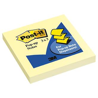 3M Post-it Pop Up Pad Yellow Single