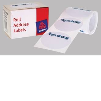 Avery DMO6348 'Introducing' Labels